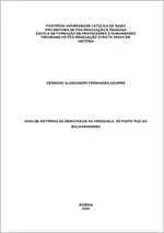 Análise histórica da democracia na Venezuela: de Punto Fijo ao bolivarianismo